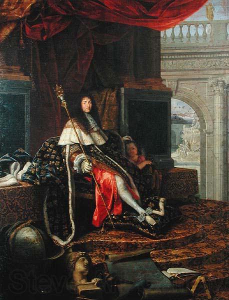 Henri Testelin Portrait of Louis XIV of France Spain oil painting art